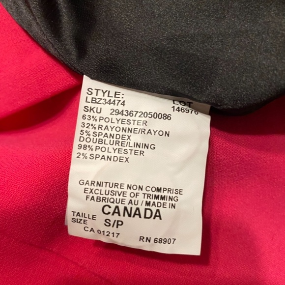 LeChateau | Hot Pink Blazer | Size XS - Picture 11 of 11